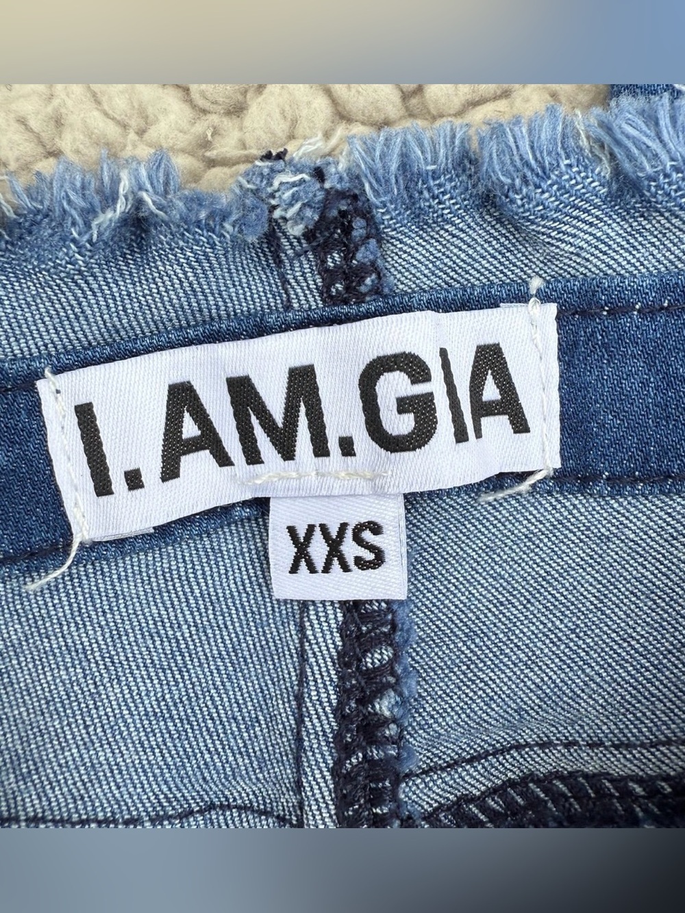 I.AM.GIA Blue Flared Denim Jeans - Picture 3 of 3